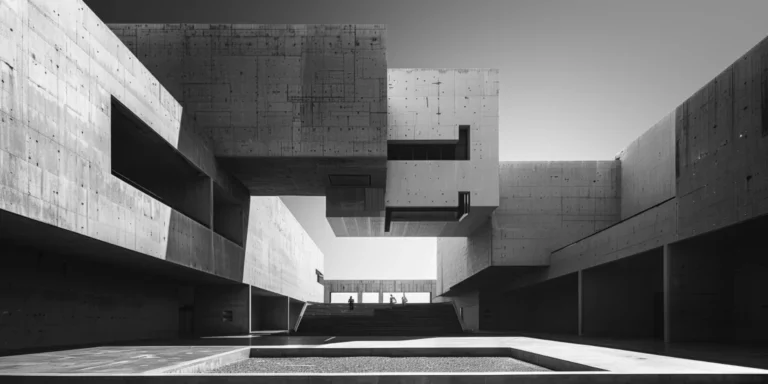 concrete block all fitting together floating in the ir to show how perfectly aligned and allocated it all is